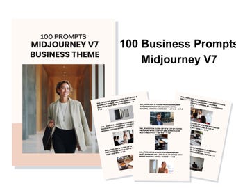 Midjourney V7 Business AI Image Prompts | High Quality Photo Realistic Stock Images | Version 7 | Midjourney Guide | How to prompt