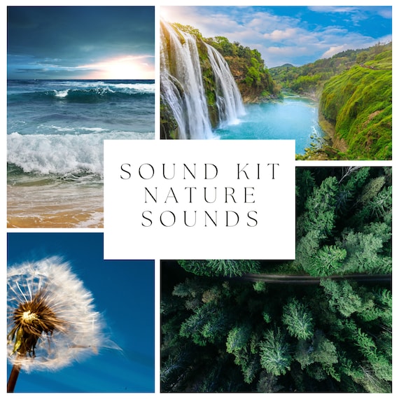 20 x 60 Minute Royalty-Free Nature Sound Recordings | Meditation Sounds | Sleep Sounds | Ocean | Wind | Waterfall | Forest |Instant Download