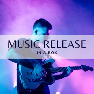 Music Release In A Box | Independent Musicians | Indie Artists | Pitching Templates | Industry Contacts | Social Media Planner | Resource