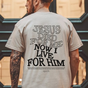 Christian Shirt For Men Jesus Shirt Aesthetic Christian Streetwear Apparel Christian Clothing For Men Christian Merch Bible Verse Shirt