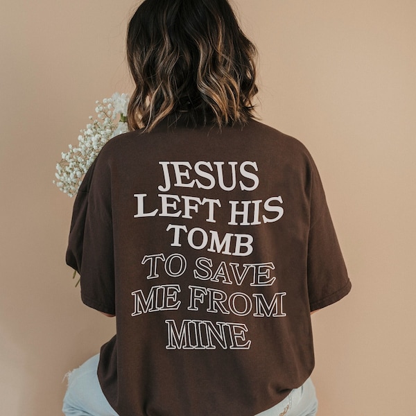 Christelijk shirt voor mannen Jezus shirt Esthetische christelijke streetwear kleding Christelijke kleding voor mannen Christian Merch Bijbelvers shirt