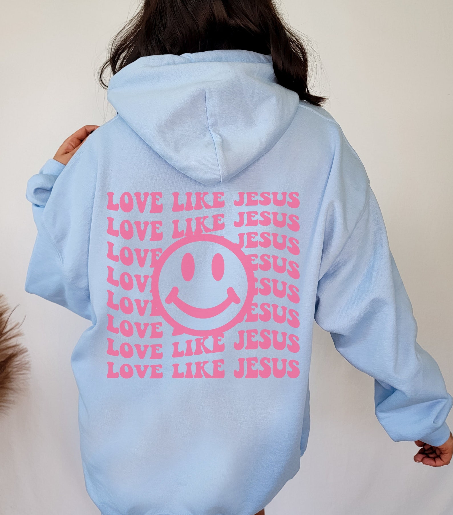Love Like Jesus Hoodie Christian Hoodie Christian Sweatshirt - Etsy