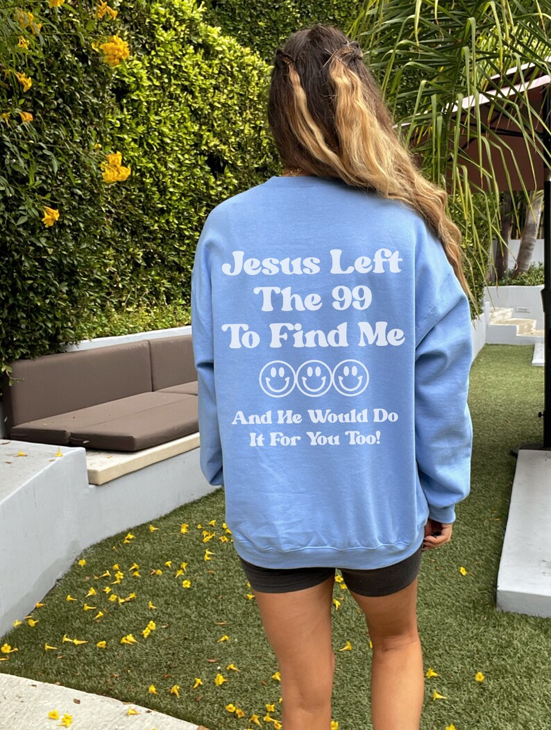 Christian Sweatshirt Jesus Sweatshirt Christian Apparel Trendy Etsy