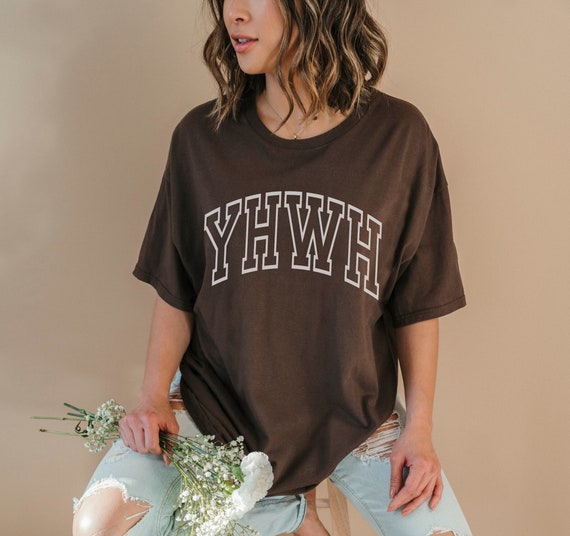 Yahweh Vintage Oversized Tee Christian Streetwear Jesus 