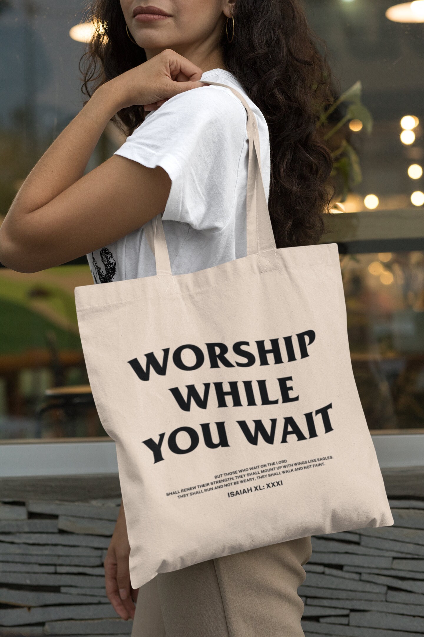 Christian Tote Bag Canvas Tote Bag Christian Bag Christian - Etsy