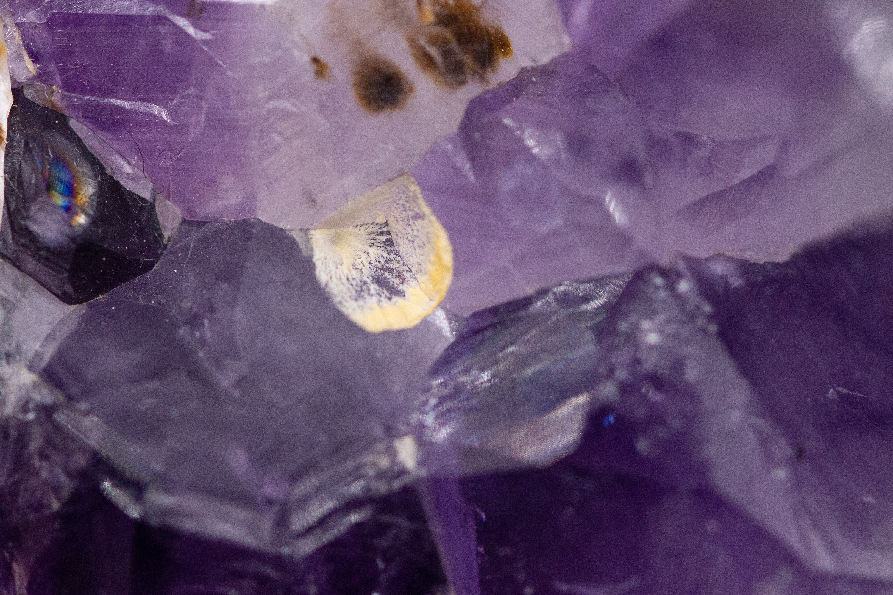 Purple Amethyst Necklace Genuine Deep Purple Amethyst Crystal - Natural Stone For Spiritual Healing, UK Seller Purple Amethyst Earrings - Foto 8