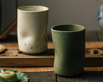 300ml Handcrafted Ceramic Mug, Handwarmer Design, Hygge-Inspired Housewarming Gift, Cozy Coffee Cup, Artisan Tea Mug, Unique Kitchen Decor