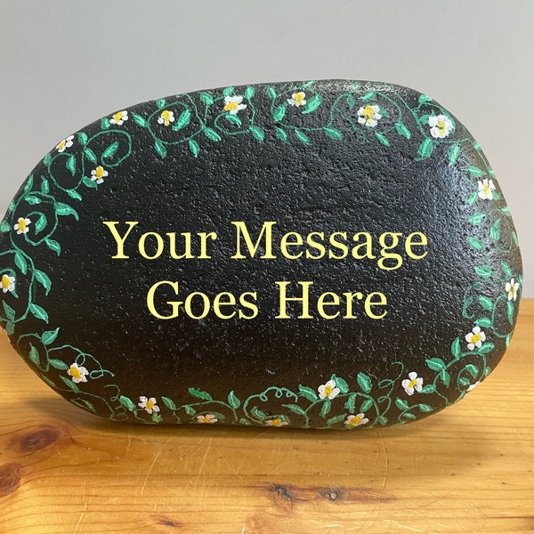 Custom Painted Rock - Etsy
