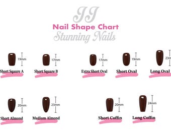 Kit de dimensionnement des ongles PressOn - 9 formes d'ongles au total 108 pièces Ongles unis