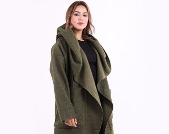 cowl neck peacoat