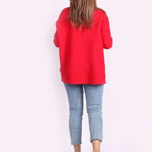 Oversized Funnel Neck Pullover Sweater image 5