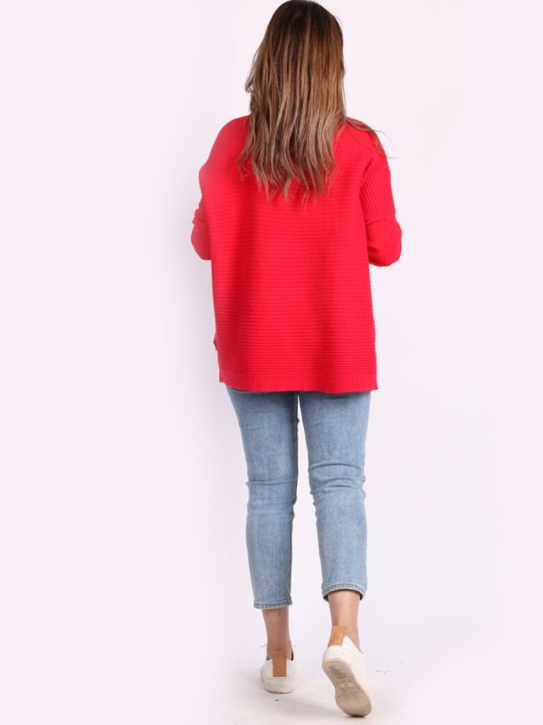 Oversized Funnel Neck Pullover Sweater image 5