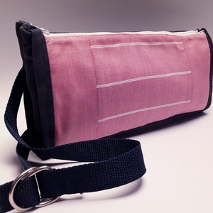 Red Crossbody Bag/Shoulder Bag/Clutch Bag/One of a Kind Purse/Unique Handbag/Canvas Fabric Bag/Lightweight Handbag/Purse/Fabric Handbag