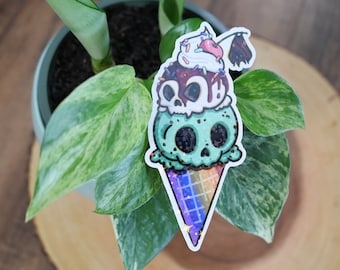 Ice Scream Cone - Unicorn Mint Chip Flavor