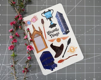Wizardly Things Sticker Sheets