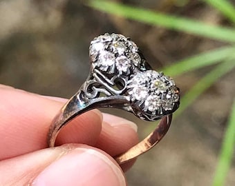 Antique Brilliant Cut Diamond Ring.