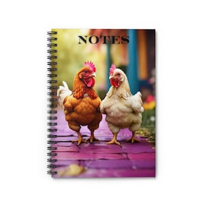 Chicken Scratch Edition Spiral Notebook - Ruled Line