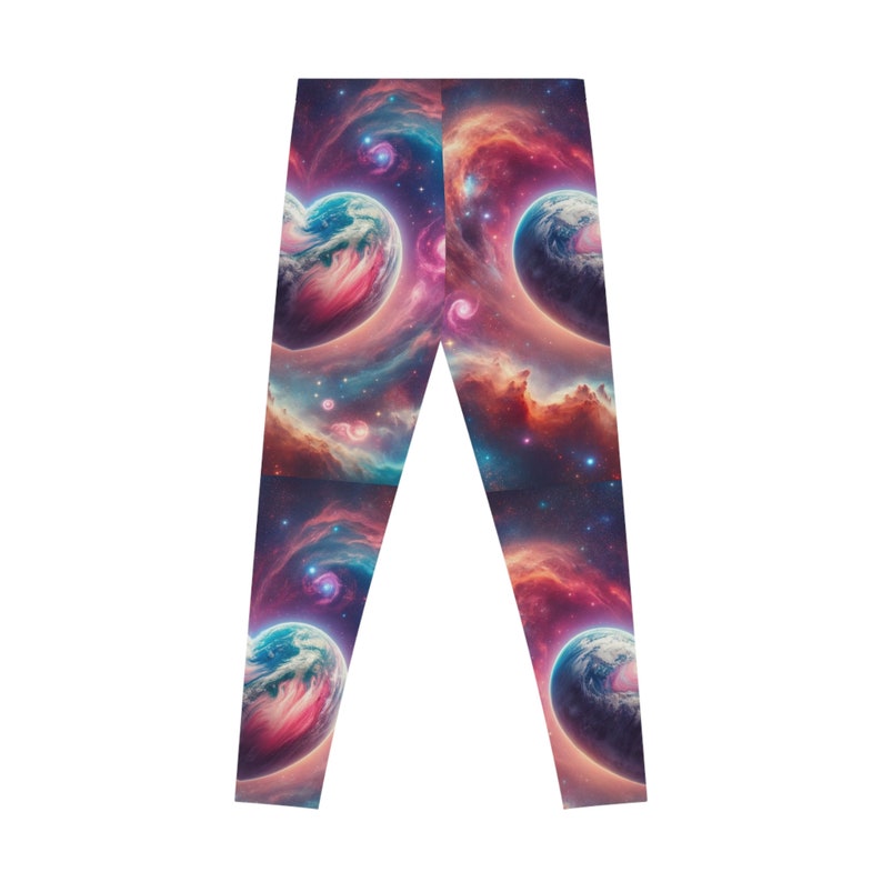 Leggings elasticizzati della collezione Earthly Cosmic Love the Galaxy Love (AOP) immagine 8