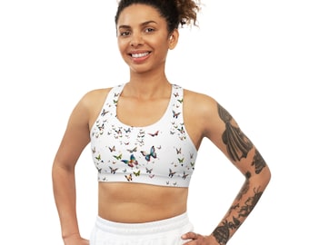 Butterfly Seamless Sports Bra