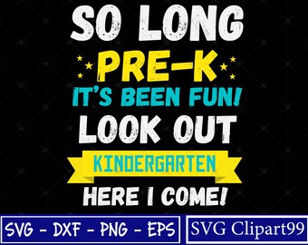 Free Free 314 So Long Kindergarten Hello Summer Svg SVG PNG EPS DXF File
