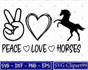 Download Horse Love Svg Etsy