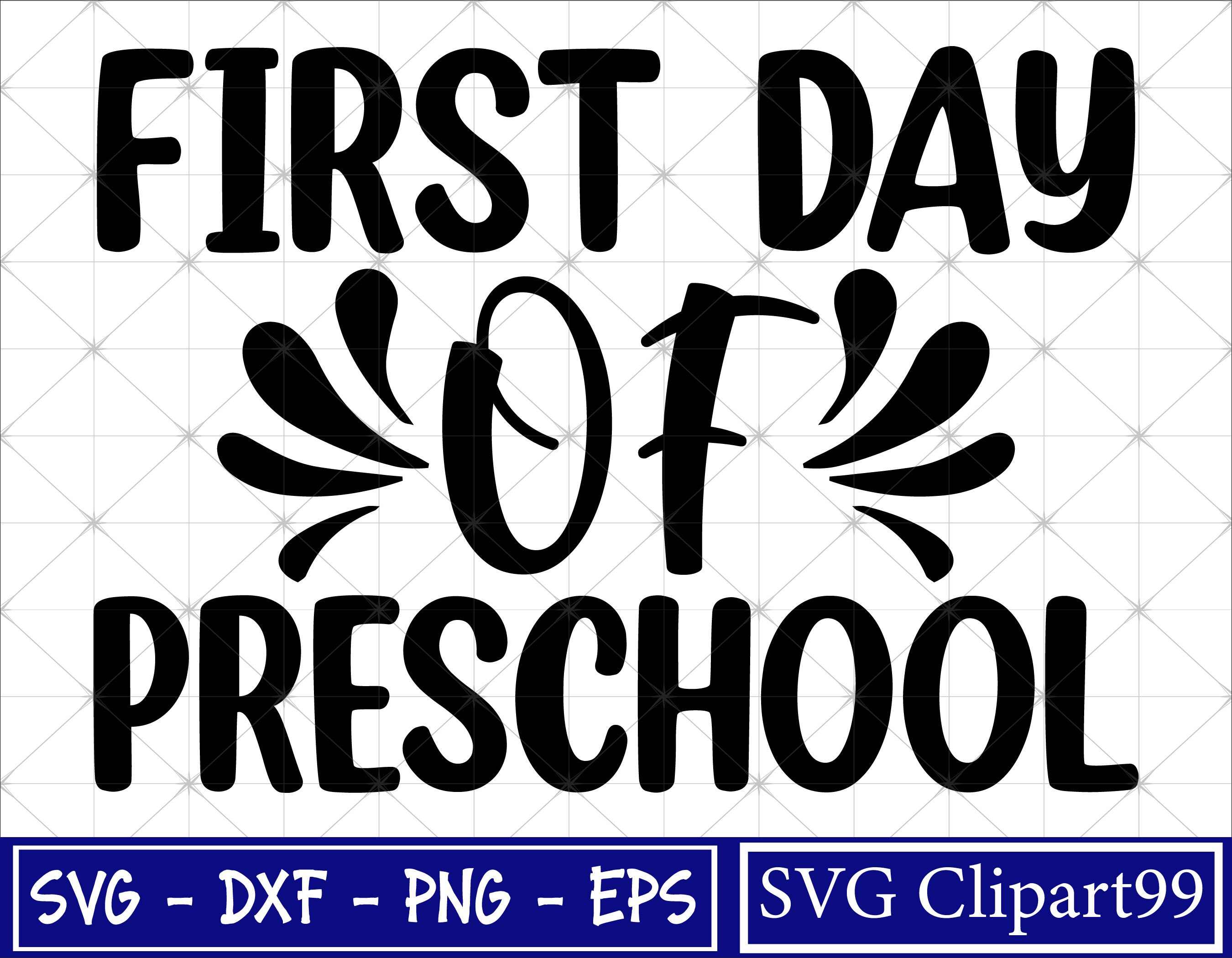 First Day of Preschool SVG Preschool Svg Back to School Svg Etsy Israel