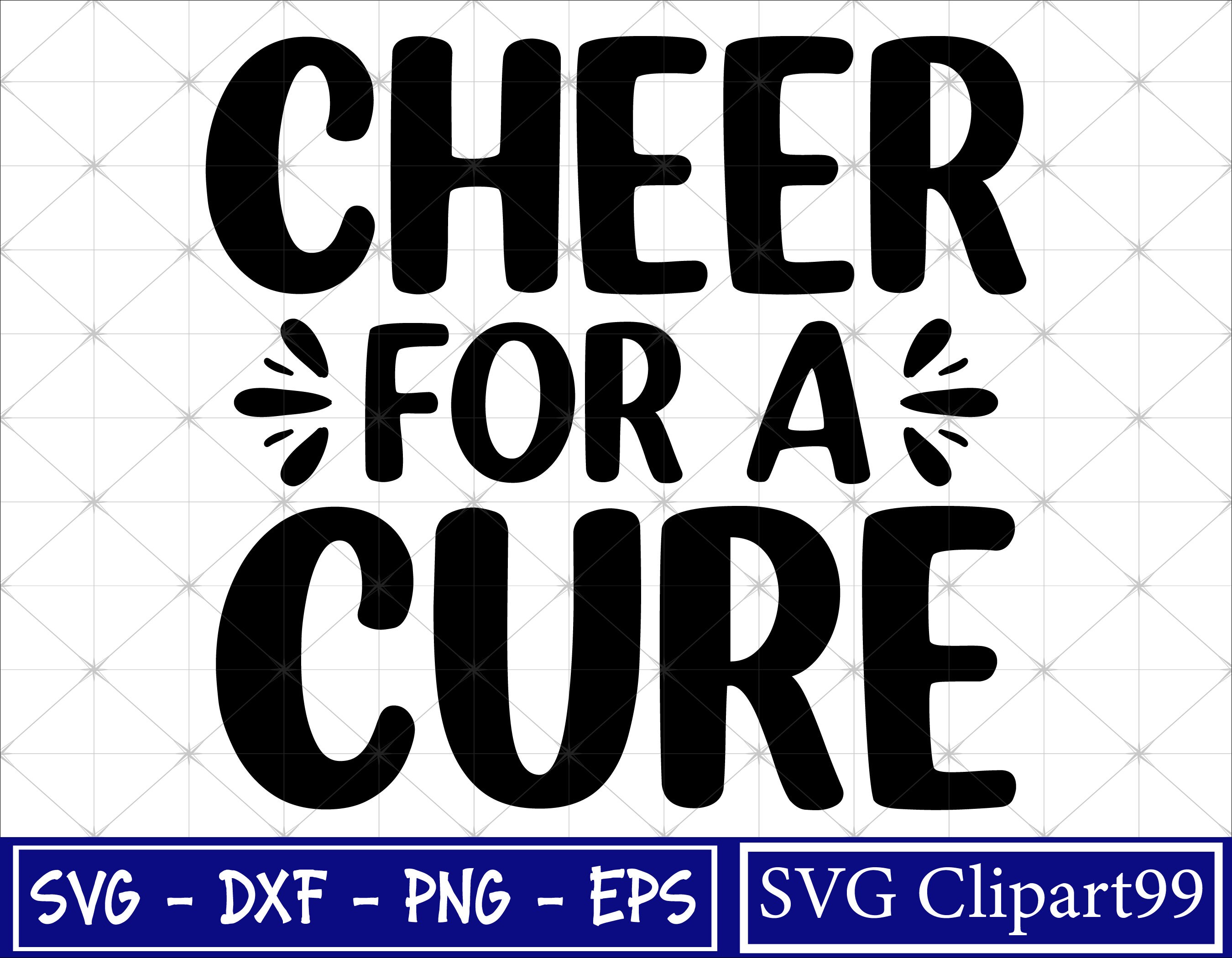 Cheer for a Cure Svg Cheer up Svg Funny Saying Svg - Etsy