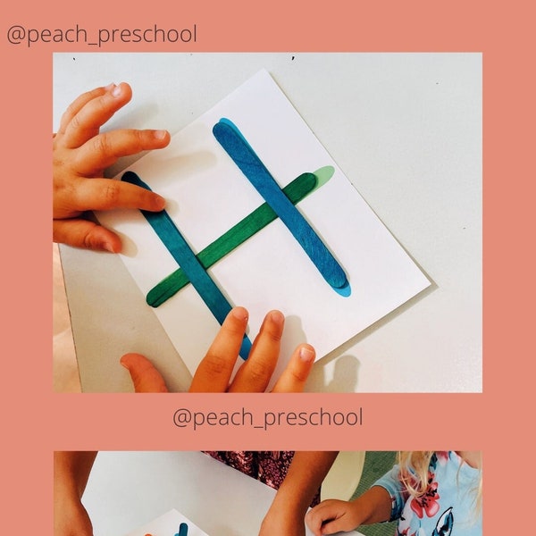 Popsicle Stick Matching PDF