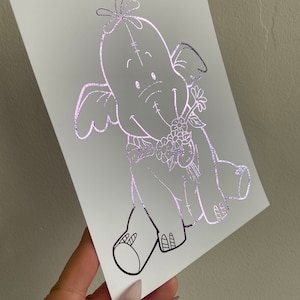 Custom design foil print