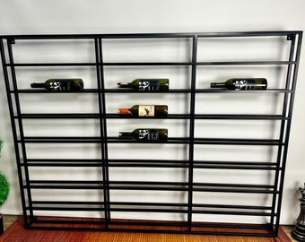 Estante para vinos, Estante para vinos de montaje en pared, Estante para almacenamiento de vinos