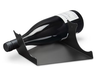 Minimalist Countertop Wine Rack – Modern Bottle Holder