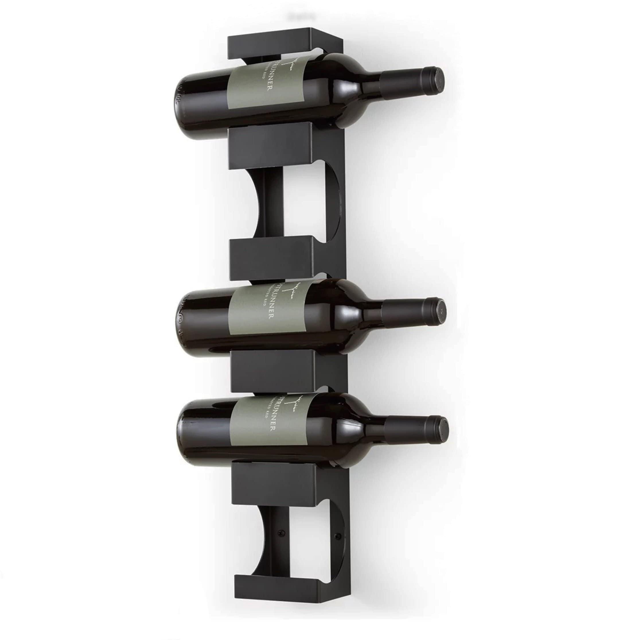 Wall Wine Rack Vertical Metal Wine Rack Bottle Holder Etsy