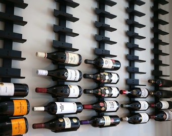 Metal Wine Rack - Wine Storage Rack - Wine Bottle Holder - Wall Wine Rack - Wall Wine Rack - Wall Mount Rack