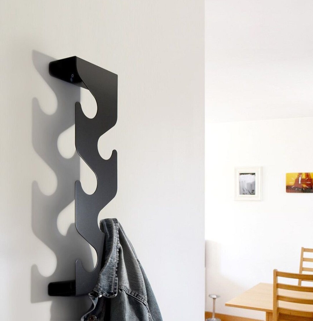 Coat Rack Wall Mount Towel Holder Metal Wall Rack With - Etsy