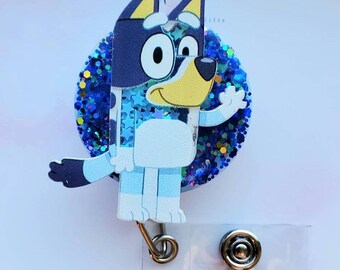 Retractable badge reel  dog,badge holder dog ,nursing, cute badge reel