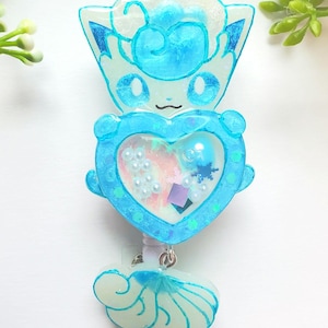 Kawaii Anime Badge Reel Shaker: Alola Retractable ID Holder