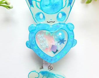 Kawaii Anime Badge Reel Shaker: Alola Retractable ID Holder