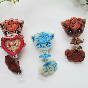 Anime Badge Reel Shaker: Kawaii Retractable ID Holder