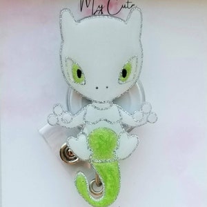 Anime Retractable Badge Reel: 3D Resin ID Holder