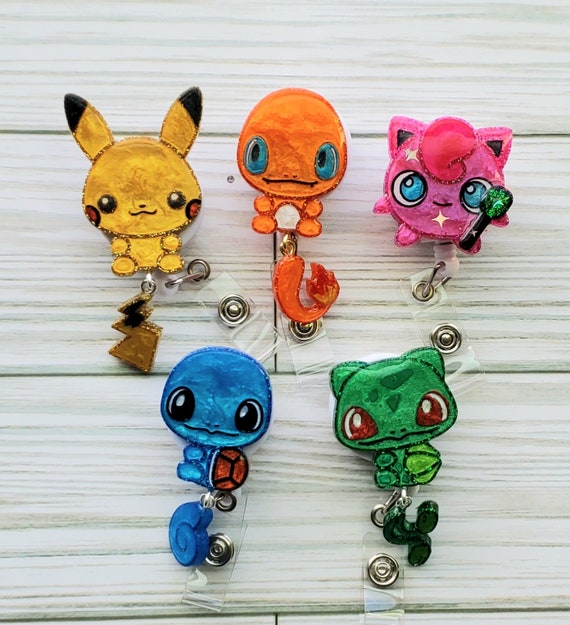 Badge Reel Kawaii Anime,badge Re Cute Anime,phone Grip Cute,keychain Kawaii  Anime,badge Reel With Hook to Lanyard -  UK