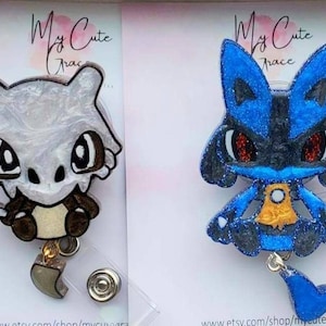 Badge reel anime kawaii, retractable badge reel cute ,funny, nurse school