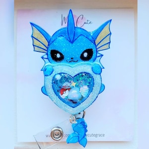 Anime Badge Reel: Kawaii Shaker Retractable ID Holder