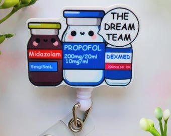 Dream Team Badge Reel: Anesthesia & Surgical ID Holder