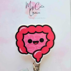 Kawai Intestine Badge Reel: Gastroenterologist ID Holder