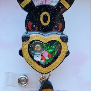 Anime Shaker Badge Reel: Umbreon Phone Grip
