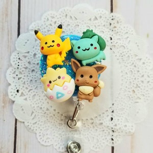 Badge reel chibi kawaii,badge reel cartoons,badge reel nurse joy,badge reel inspired