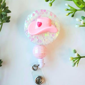 Abzeichen Rolle Western Hut Pink ,Abzeichen niedlich,Abzeichen Hut Pink, Abzeichen Rolle Cow Girl Pink, Abzeichen Rolle lustig