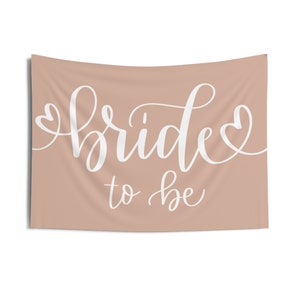 PICK COLORS - Bride to Be Banner | Bridal Shower Banner | Bachelorette Party Banner |