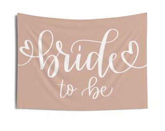 PICK COLORS - Bride to Be Banner | Bridal Shower Banner | Bachelorette Party Banner |