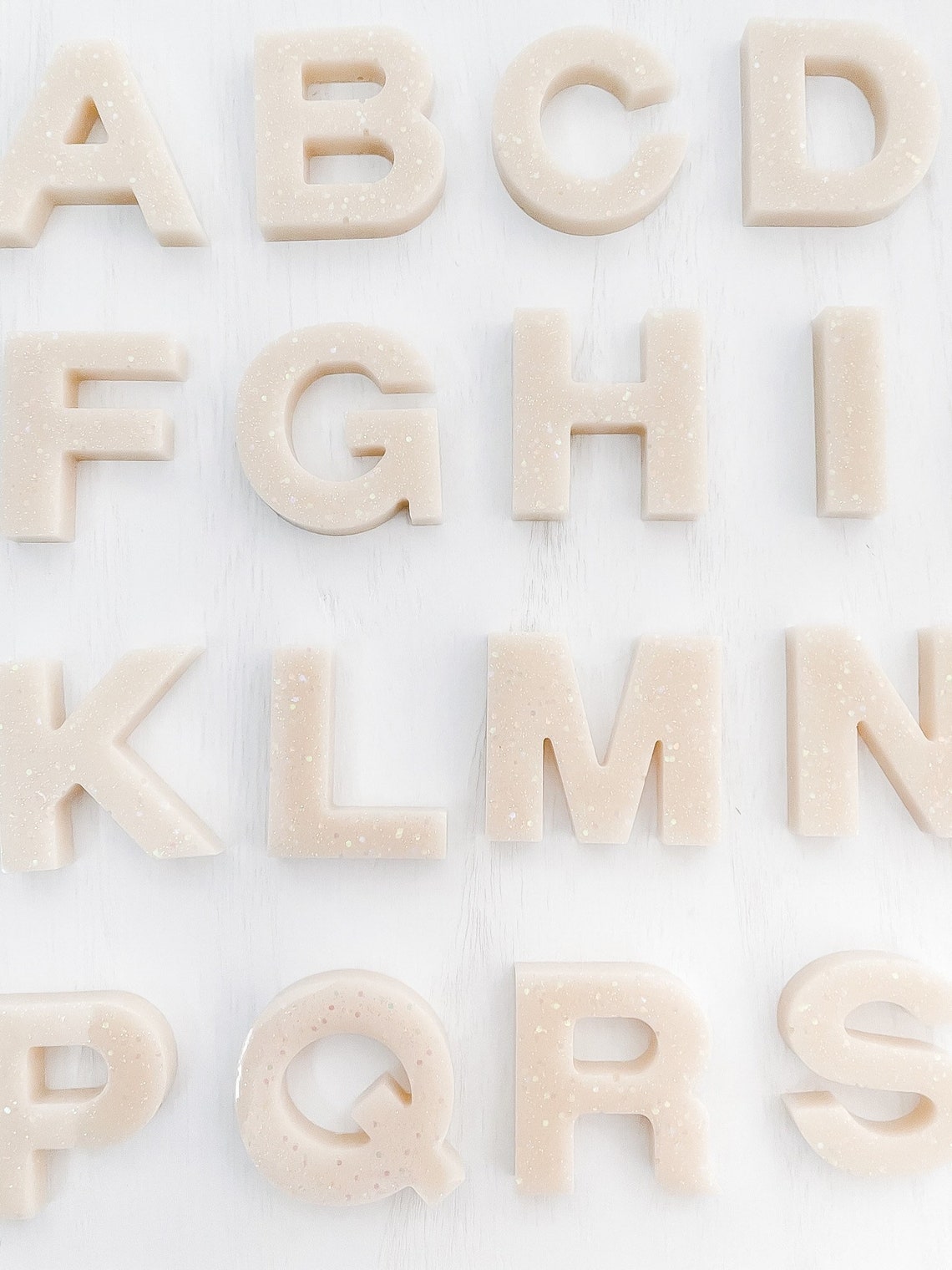 Handmade Epoxy Resin Alphabet Letters Set for Sensory Play and Etsy UK
